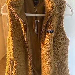 Patagonia Tan Fleece Vest